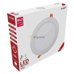 LED Beépíthető Kerek Mennyezeti Lámpa ALU 12W WW 3000K