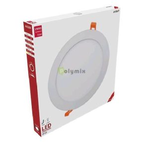 LED Beépíthető Kerek Mennyezeti Lámpa ALU 24W WW 3000K