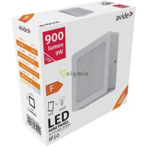   LED Falra Szerelhető Négyzetes Mennyezeti Lámpa Műanyag 9W NW 4000K