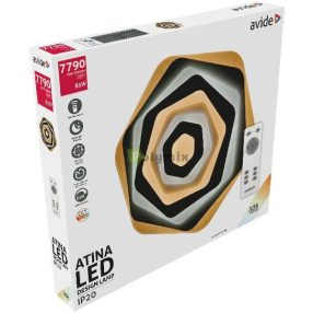   Design Mennyezeti Lámpa Atina 85W(42.5+42.5) RF Távirányítóval