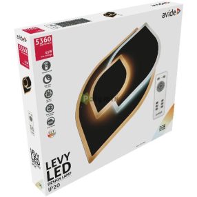   Design Mennyezeti Lámpa Levy 65W(32.5+32.5) RF Távirányítóval