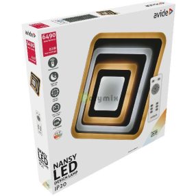   Design Mennyezeti Lámpa Nansy 82W(41+41) RF Távirányítóval