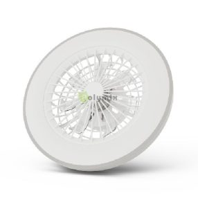   Mennyezeti lámpa ventilátorral Whitney ezüst, 2x24W+15W motor, távirányítóval