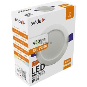   LED Beépíthető Kerek Mennyezeti Lámpa Műanyag 5W NW 4000K