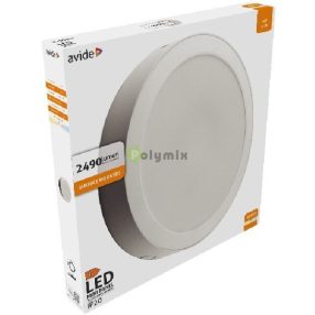   LED Falra Szerelhető Kerek Mennyezeti Lámpa Műanyag 24W NW 4000K