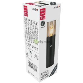 kültéri álló lámpa Athen 1xE27 PIR 300mm IP54