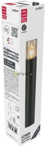 kültéri álló lámpa Athen 1xE27 PIR 500mm IP54