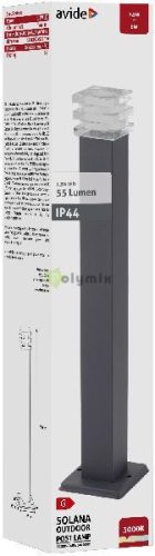 kültéri álló lámpa Solana LED 1.5W WW 500mm IP44 Antracit