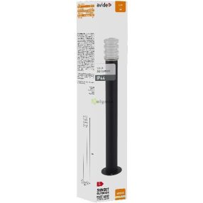 kültéri álló lámpa Sunset LED 1.5W NW 500mm IP44 Black