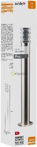 kültéri álló lámpa Sunset LED 1.5W NW 500mm IP44 Szatén Nikkel