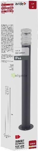 kültéri álló lámpa Sunset LED 1.5W WW 500mm IP44 Antracit