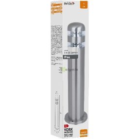   kültéri álló lámpa York LED 2W NW 500mm IP44 Szatén Nikkel