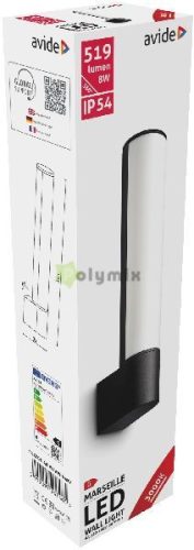 kültéri fali lámpa Marseille Függőleges LED 8W WW IP54