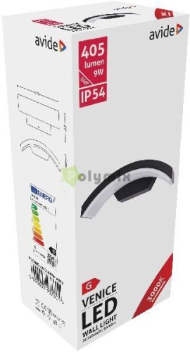 kültéri fali lámpa Venice LED 9W WW IP54