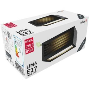 kültéri fali lámpa Lima 1xE27 IP54
