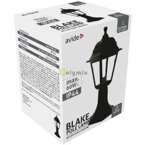 Kültéri Álló Lámpa Blake 1xE27 41.5cm Fekete IP44