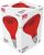 Infra Izzó E27 100W Full Red