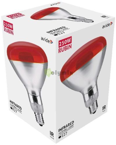 Infra Izzó E27 250W Red
