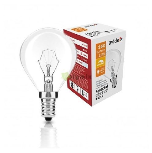 kisgömb izzó P45 25W-E14 WW (hőálló)