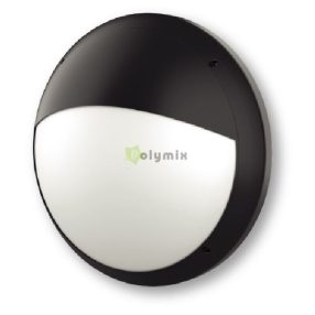   Cseppálló Mennyezeti Lámpa Félárnyékoló Gyűrű 30cm Fekete (AVIDE MARS 20W és 25W-hoz)