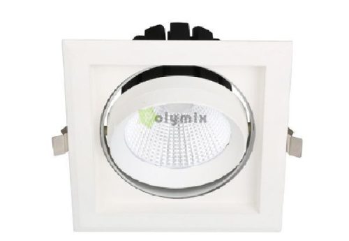 LED Downlight Sein Négyzetes 1x30W IP20 2800lm 15° WW 3000K