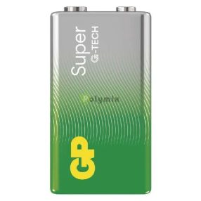 Super alkáli 9V-os elem S/1