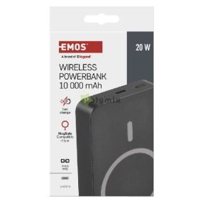 EMOS Mini Powerbank 10 000 mAh - metallic grey