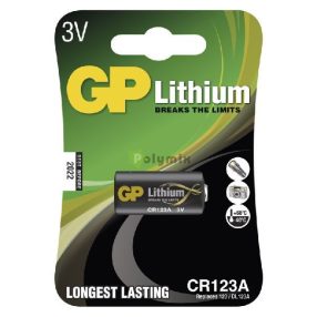 GP CR123A lítium fotóelem C/1