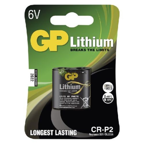 CR-P2 6V lítium fotóelem C/1