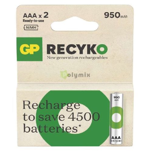 ReCyko 950mAh mikroceruza akkumulátor C/2 Új!