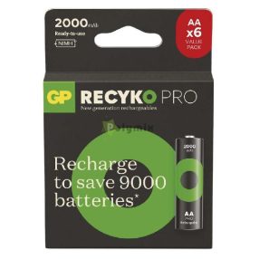 ReCyko Pro 2000mAh ceruza akkumulátor C/6 ÚJ!