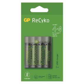   akkumulátor töltő USB Adapter Speed M451+4xAA GP ReCyko 2700mAh