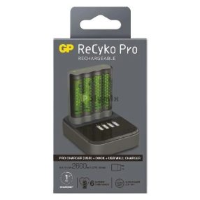 Pro akku töltő P461+4xAA ReC 2700mAh+dokkoló