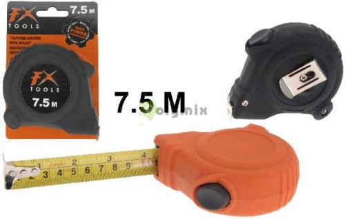 Mérőszalag 7,5m Fekete 038415