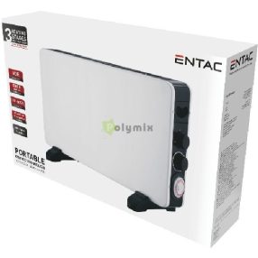 Entac Konvekciós fűtőtest Időzítővel Slim 2000W