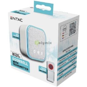   Elemes Ajtócsengő 3xAA nem tart, Elemes IP44 Adókészülékkel 1xCR2032 tart.