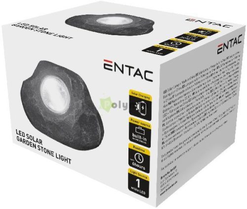 Entac Kerti Szolár Lámpa Kő Műanyag 1 LED