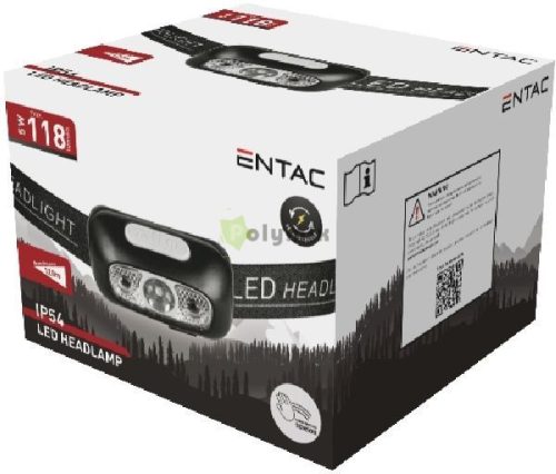 Fejlámpa 5W 700mAh Fekete