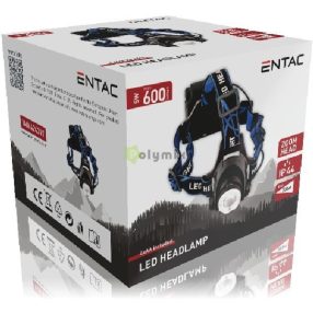 Fejlámpa Fókuszálható 5W Alu + 4db AgfaPhoto HD