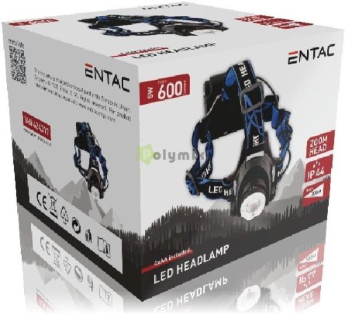 Fejlámpa Fókuszálható 5W Alu + 4db AgfaPhoto HD