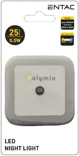 Éjjeli Fény 0.5W Négyzetes WW Fehér