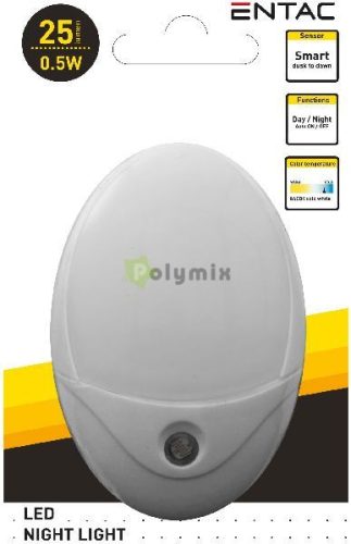 Éjjeli Fény 0.5W Ovális CW Fehér