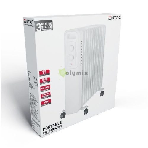 Entac Olajradiátor 13 taggal 2500W Fehér