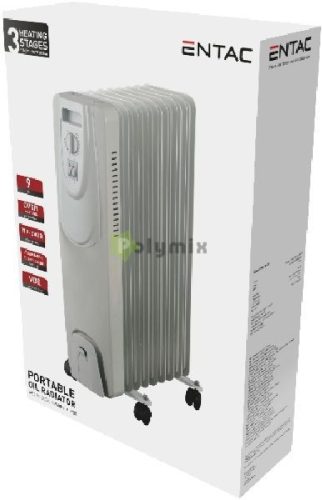Entac Olajradiátor 9 taggal 2000W Időzítővel