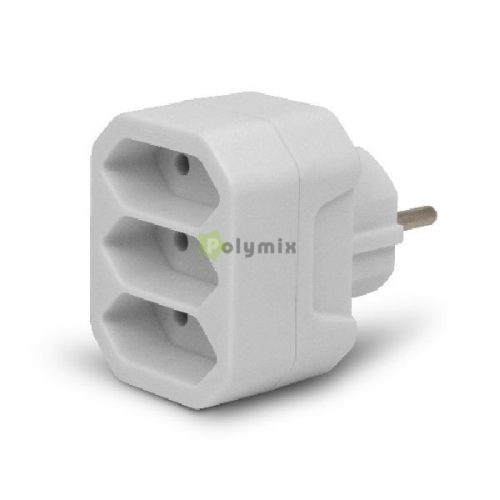 Hálózati Adapter 3 Aljzat (3 Euro)
