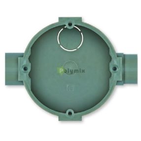   fi60-as szerelődoboz - egyszeres takarófedélhez ,40 mm mélységű, 80 mm-es távolságra