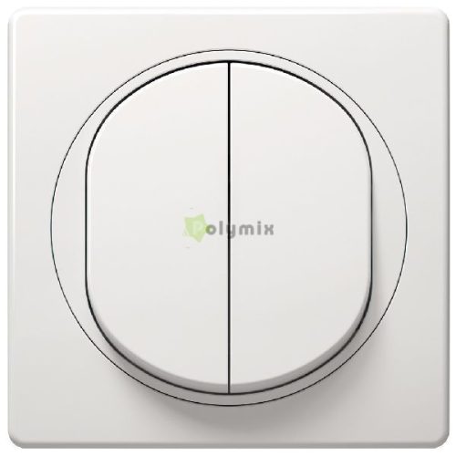EON 106+6 alternatív ikerkapcsoló, fehér