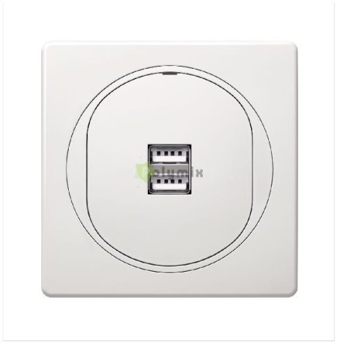 EON 2xUSB töltő, 2,1A 5V, fehér