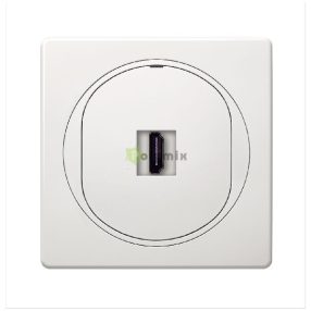 EON HDMI/HDMI Keystone aljzat, fehér