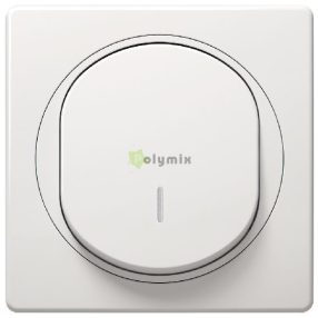 EON 101 egypólusú kapcsoló LED visszajelzővel, fehér